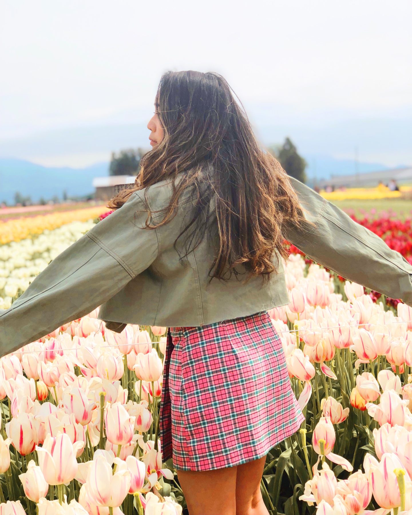 Frolicking in the tulip fields for my 27th birthday 