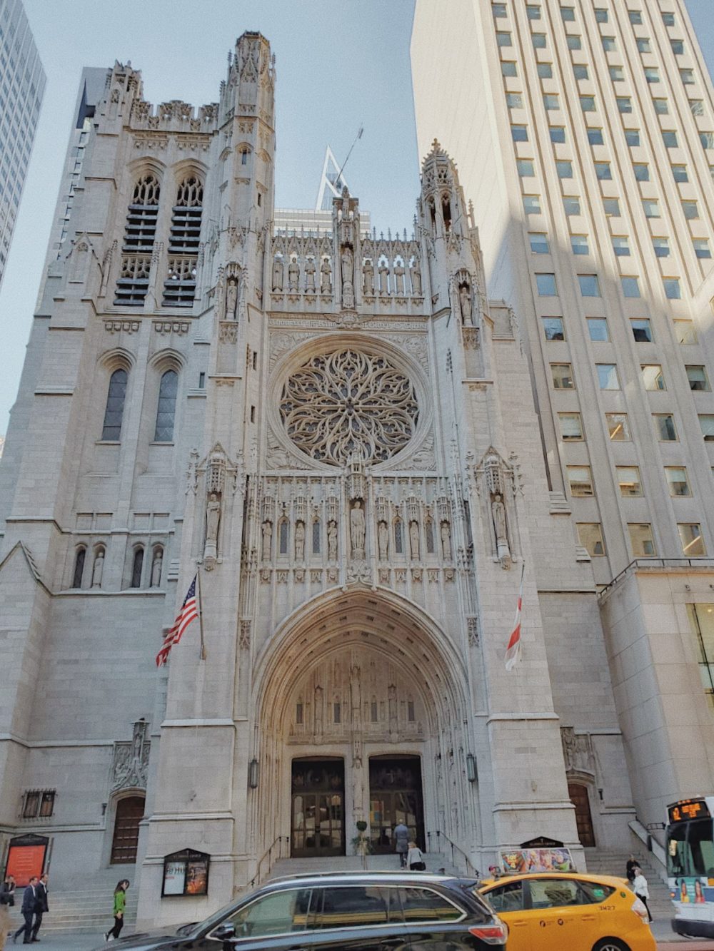 Visiting one of the gorgeous cathedrals in New York City