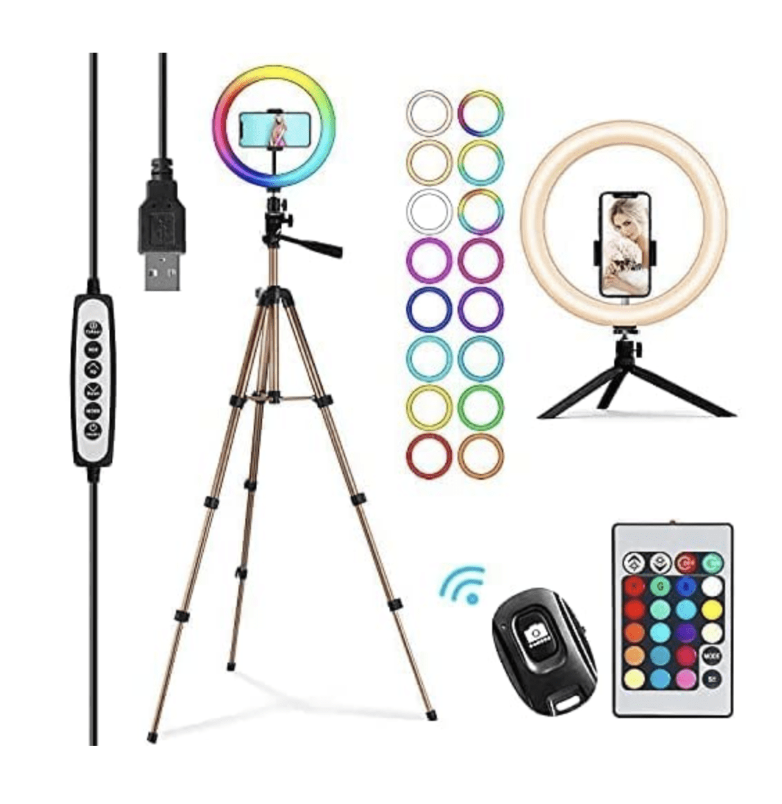holiday gift guide filming equipment adjustable ring light